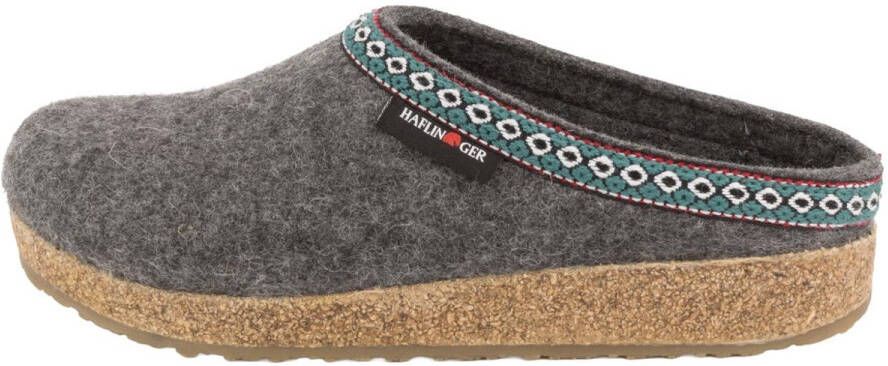 Haflinger Grizzly Franzl Pantoffels bruin