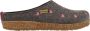 Haflinger 's Grizzly Cuoricini Pantoffels bruin - Thumbnail 1
