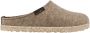 Haflinger hattan Clog Pantoffels Beige Bruin - Thumbnail 2