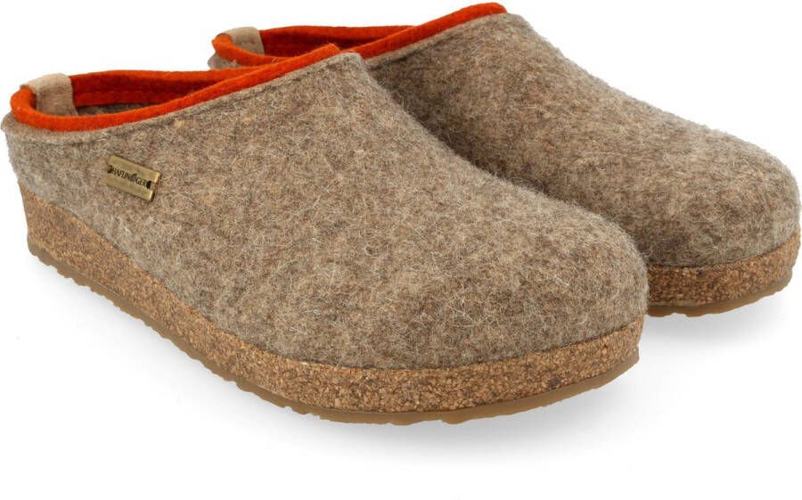 Haflinger Grizzly Kris Pantoffels Torf S20
