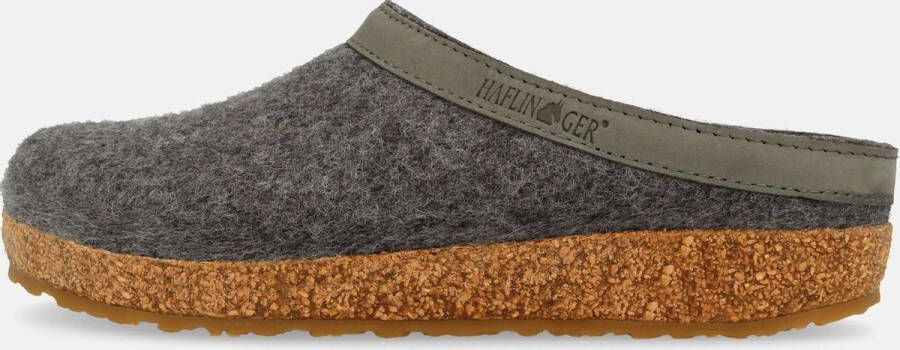 Haflinger Grizzly Torben Antraciet Pantoffel S1