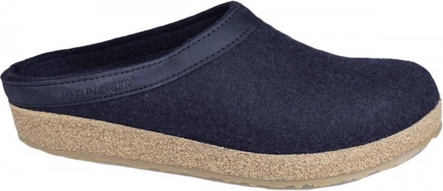 Haflinger Grizzly Torben Pantoffel Pantoffel Blauw