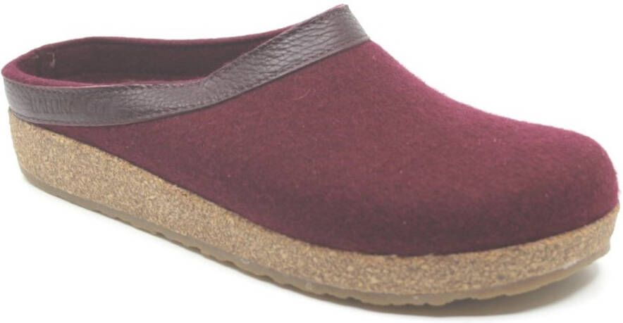 Haflinger Grizzly Torben Pantoffel Pantoffel Bordeaux