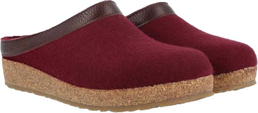 Haflinger Grizzly Torben Pantoffel Pantoffel Bordeaux