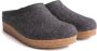 Haflinger Grizzly Torben Pantoffels Pantoffels Graphit - Thumbnail 1