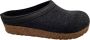 Haflinger Grizzly Torben Pantoffels Pantoffels Graphit - Thumbnail 6
