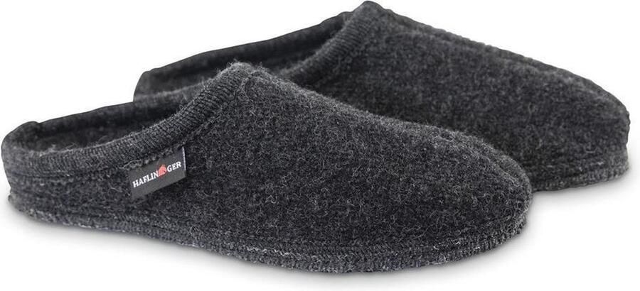 Haflinger Alaska Graphit Pantoffels Uniseks Graphit S28 - Foto 3