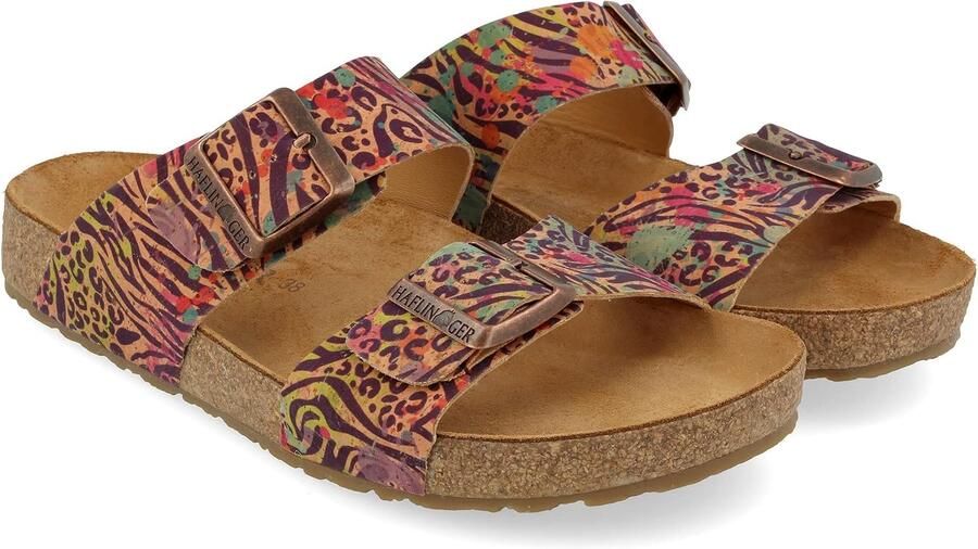 Haflinger Bio Andrea Leren Mules Comfort & Stijl