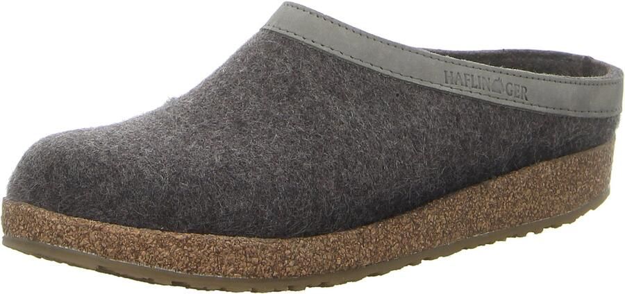 Haflinger Grizzly Torben Antraciet Pantoffel S1