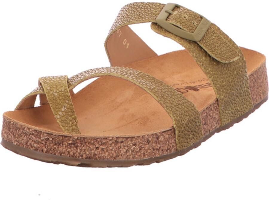 Haflinger Women's Juno Sandalen bruin beige
