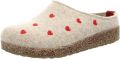 Haflinger Women's Grizzly Cuoricini Pantoffels beige - Beige