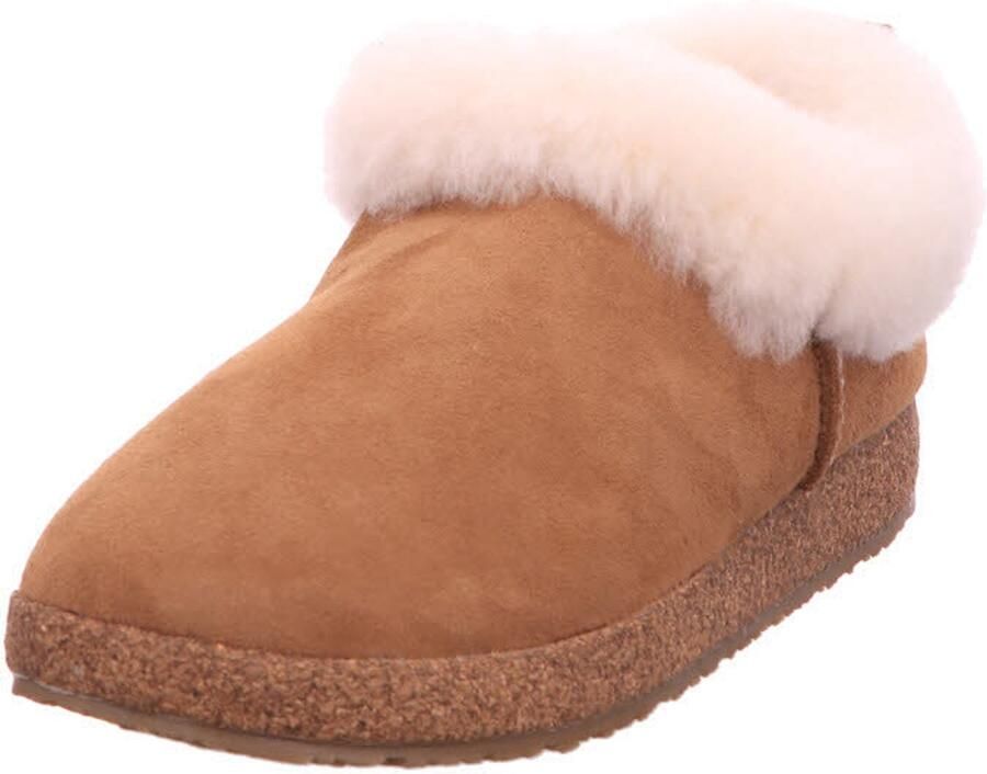 Haflinger dames pantoffels bruin