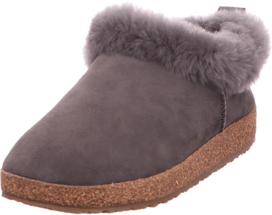 Haflinger Lakota Pantoffels grijs