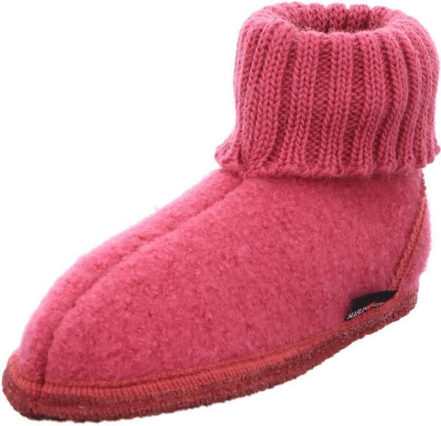 Haflinger dames pantoffels rood