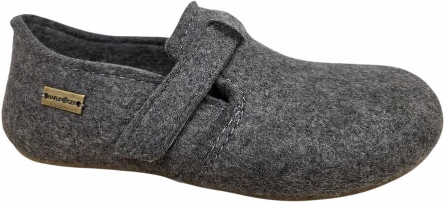 Haflinger Everest Foc Anthrazit Pantoffels Dichte Sloffen Grijs Vilt Dames Grijs - Foto 4