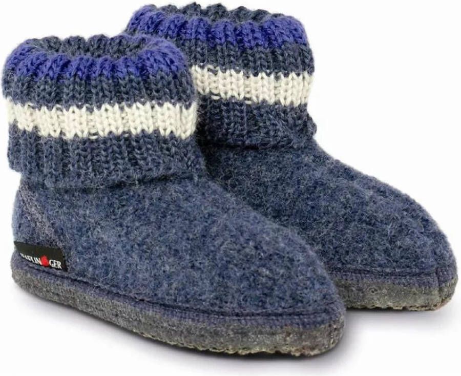 Haflinger Halflinger Sloffen Unisex blauw - Foto 4