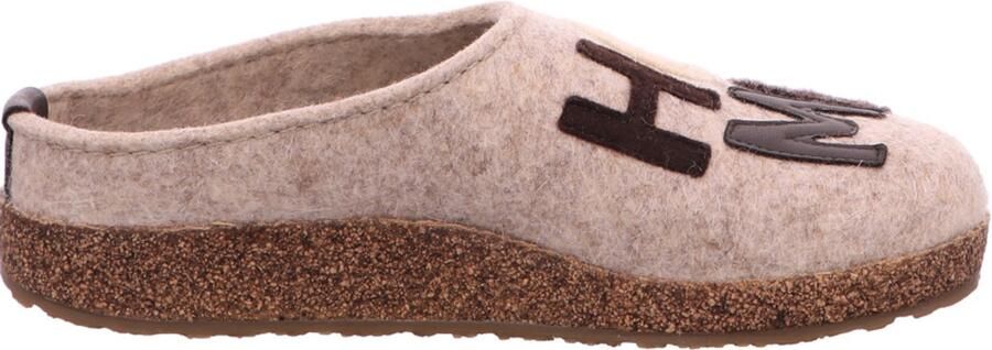 Haflinger heren pantoffels beige