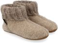 Haflinger Karlo Sloffen Dames Wol Beige - Beige