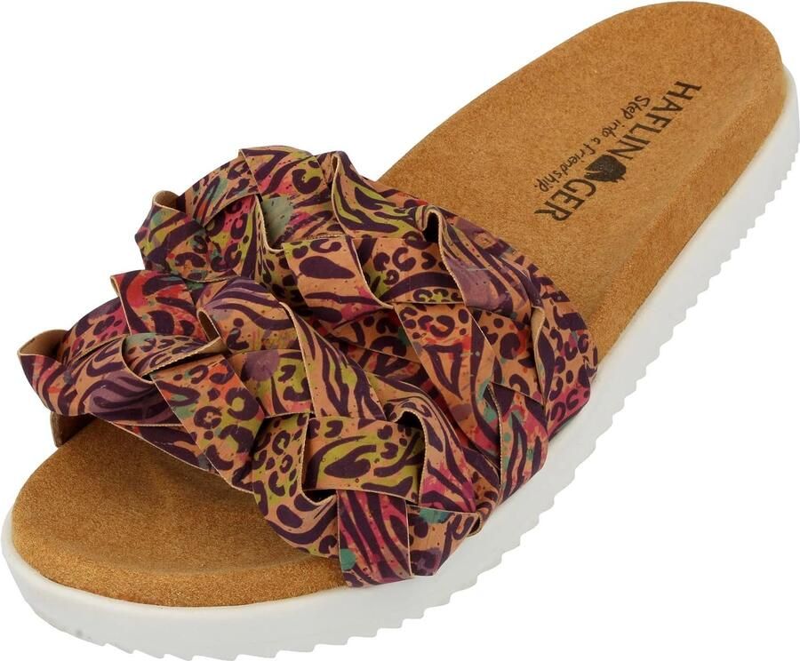 Haflinger Kreta Vegan Mules Comfortabele Zomer Slippers