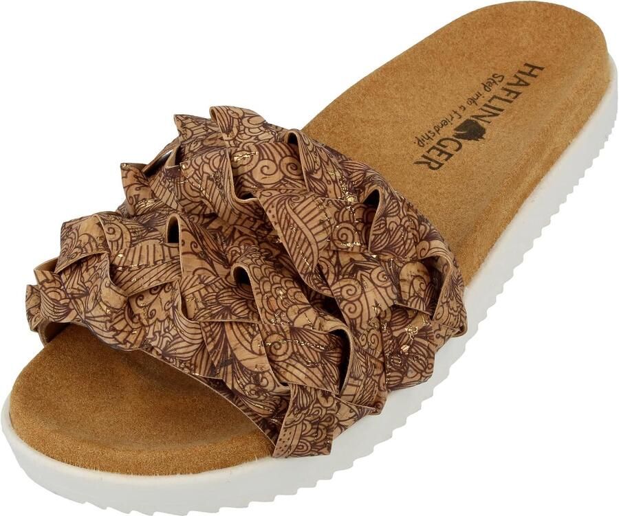 Haflinger Kreta Vegan Mules Comfortabele Zomersandalen