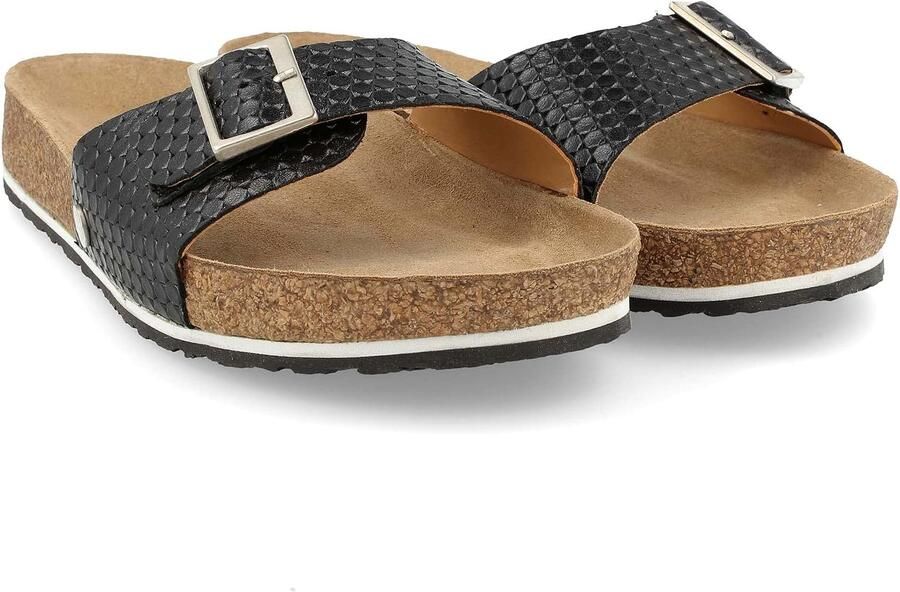 Haflinger Organic Gina Leren Mules Comfort & Stijl