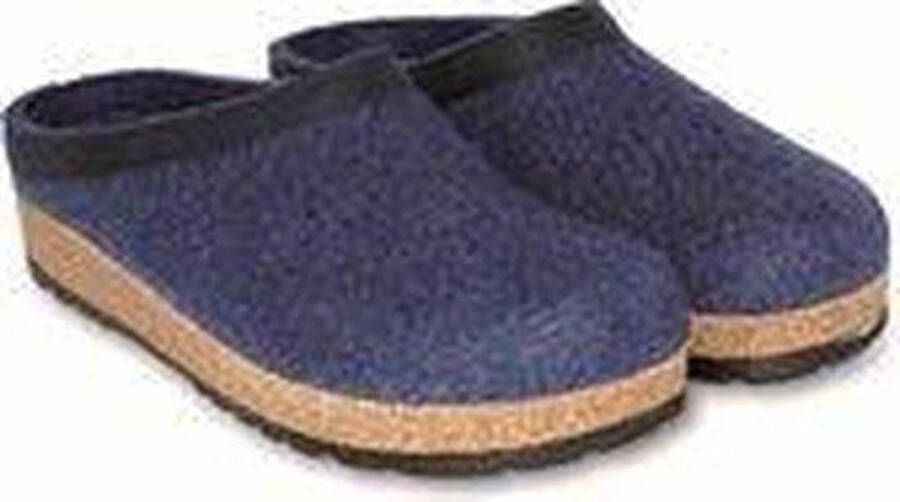 Haflinger Grizzly Torben Jeans Pantoffels Uniseks - Foto 9