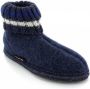 Haflinger Halflinger Sloffen Unisex blauw - Thumbnail 1