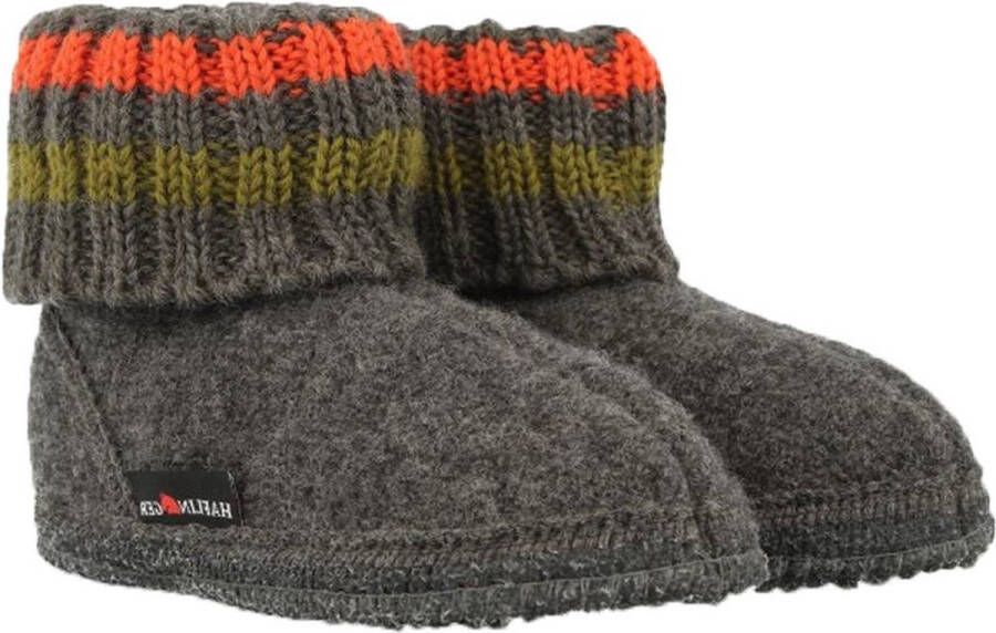 Haflinger Paul Antraciet Pantoffels