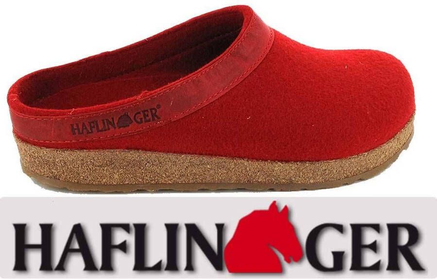 Haflinger Hafflinger schoenen 713001 Grizzly Torben rood