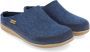 Haflinger Skane Pantoffel Unisex Blauw - Thumbnail 1