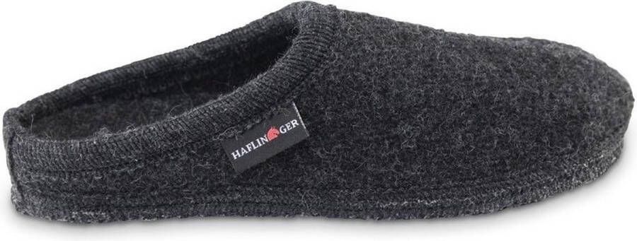Haflinger sloffen Alaska Graphit unisex