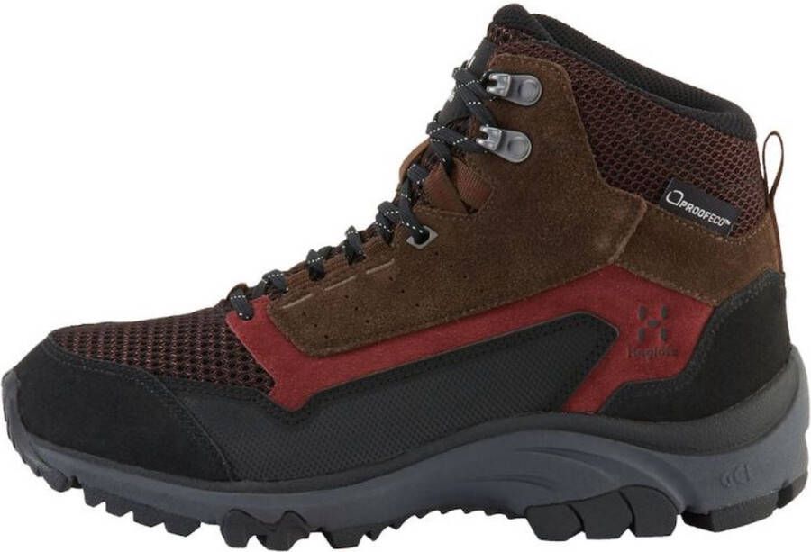 Haglöfs Skuta Mid Proof Eco Wandelschoenen Dames Donkerbruin Middenrood