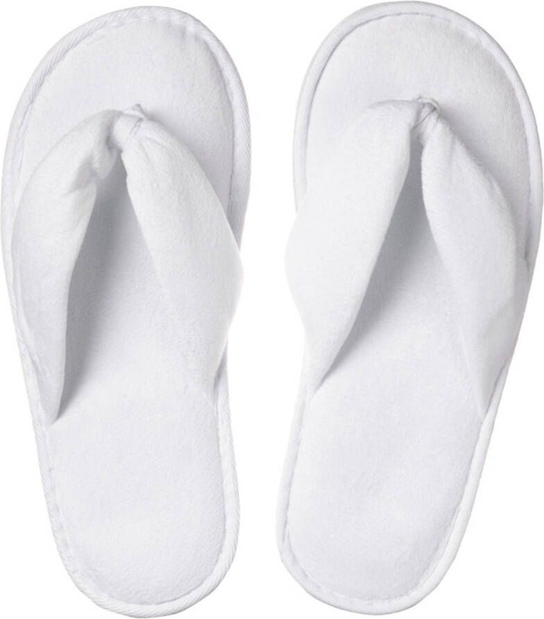 Hail Witte hotel Teenslippers 100 stuks