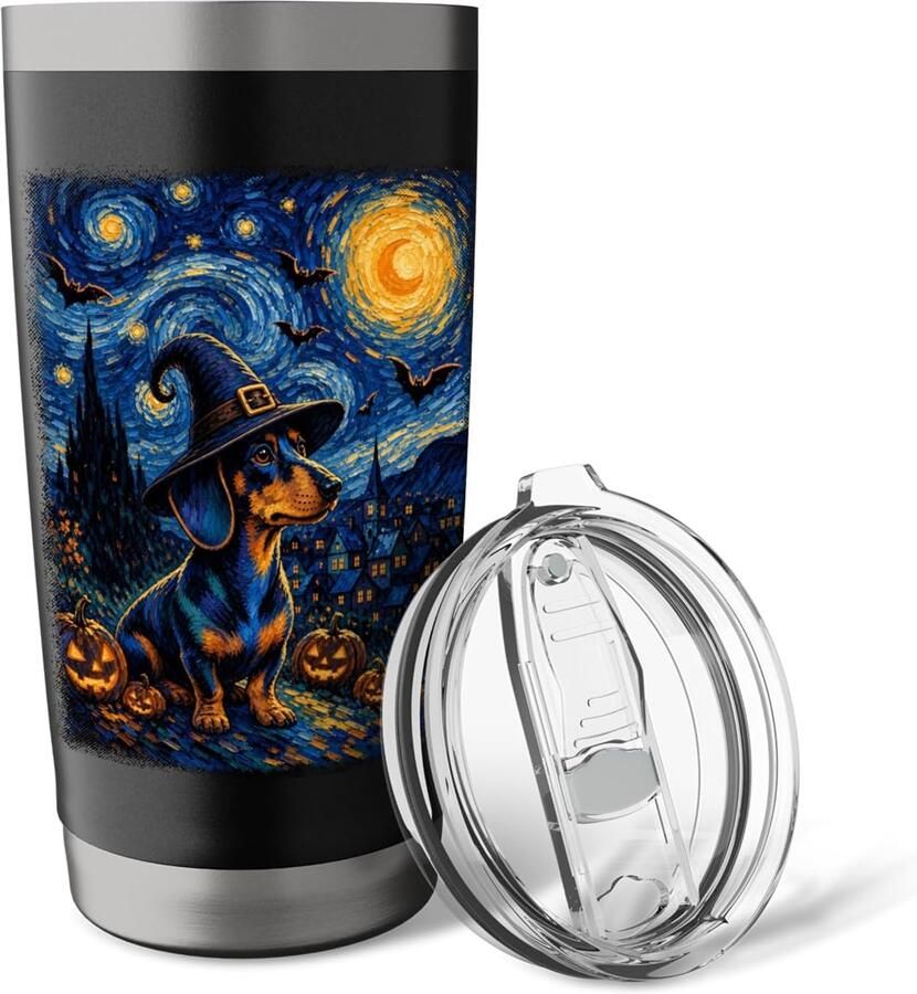 Halloween Dackel Thermobeker