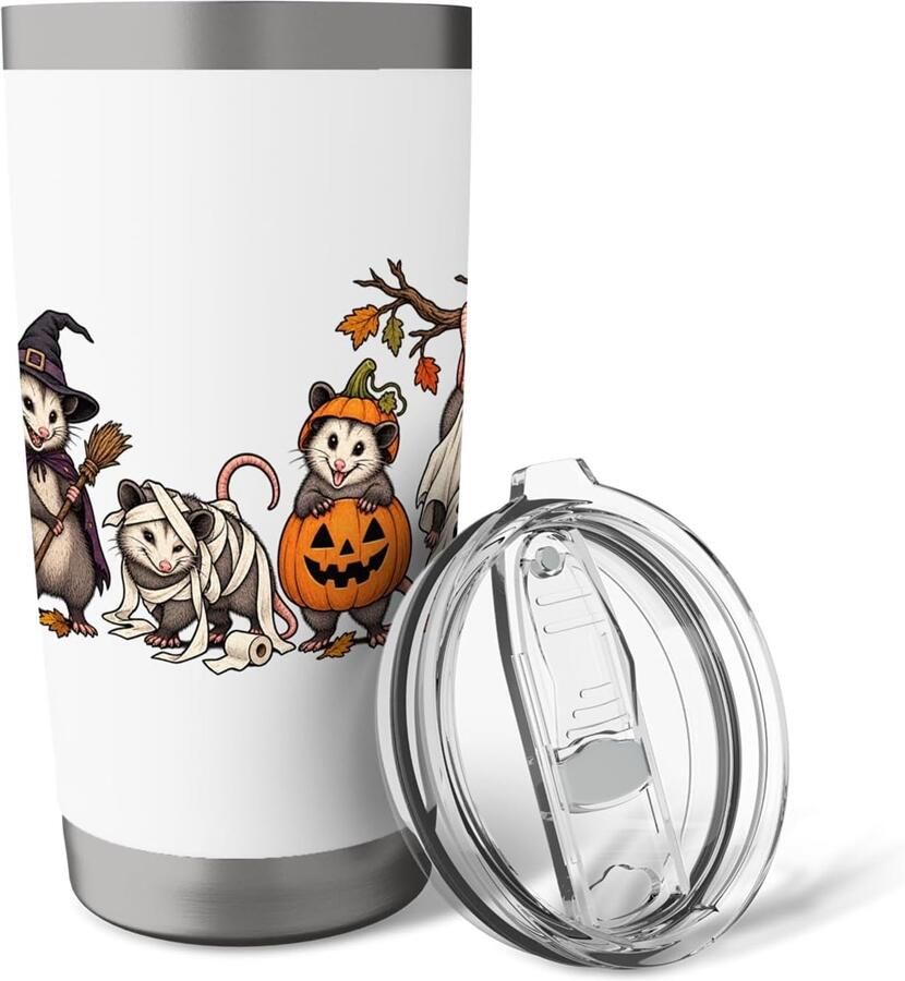 Halloween dubbelwandig opossum heks mummie geest