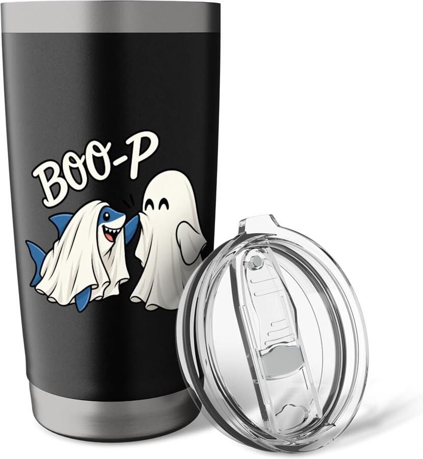 Halloween Grappige Dubbelwandige RVS Thermosbeker