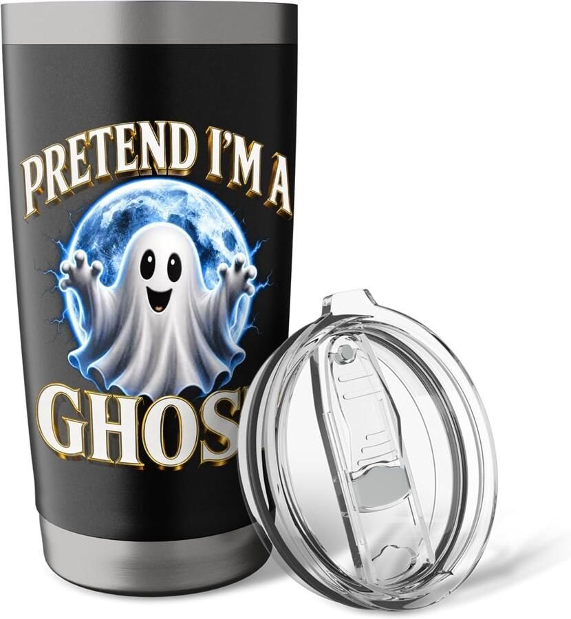 Halloween Kostuum Doe Alsof Ik Een Spook Ben Thermosbeker