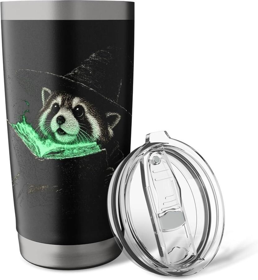 Halloween Panda Hexe Thermobeker