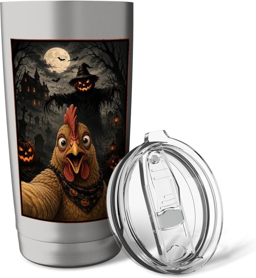 Halloween Pompoen Thermobeker