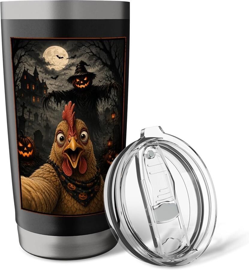 Halloween Pompoen Thermobeker