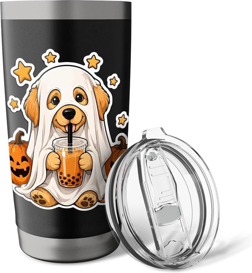 Halloween Pompoen Thermosbeker