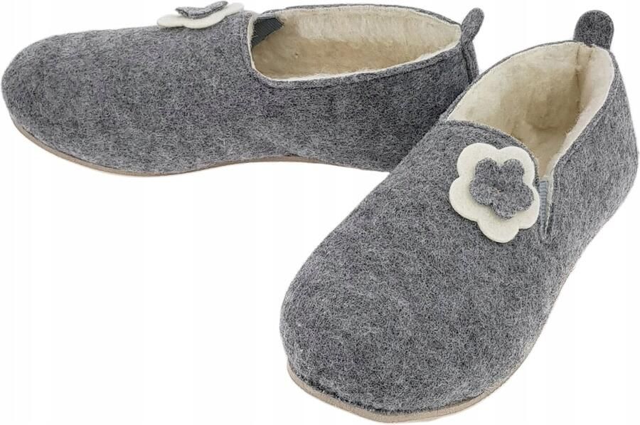 Halskór Warme Pantoffels van Vilt & Wol