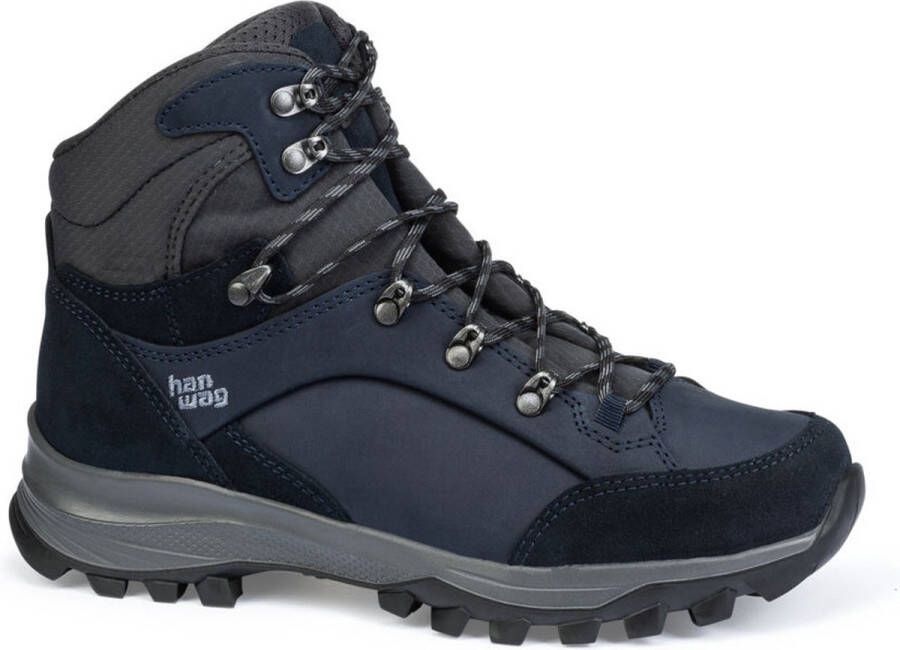 Hanwag Banks Lady LL wandelschoenen Navy asphalt Schoenen Wandelschoenen Halfhoge schoenen