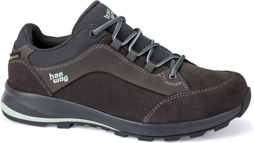 Hanwag BANKS LOW BUNION LADY GTX V (064494) 8 Dames waterdichte lage wandelschoenen Asphalt Mint