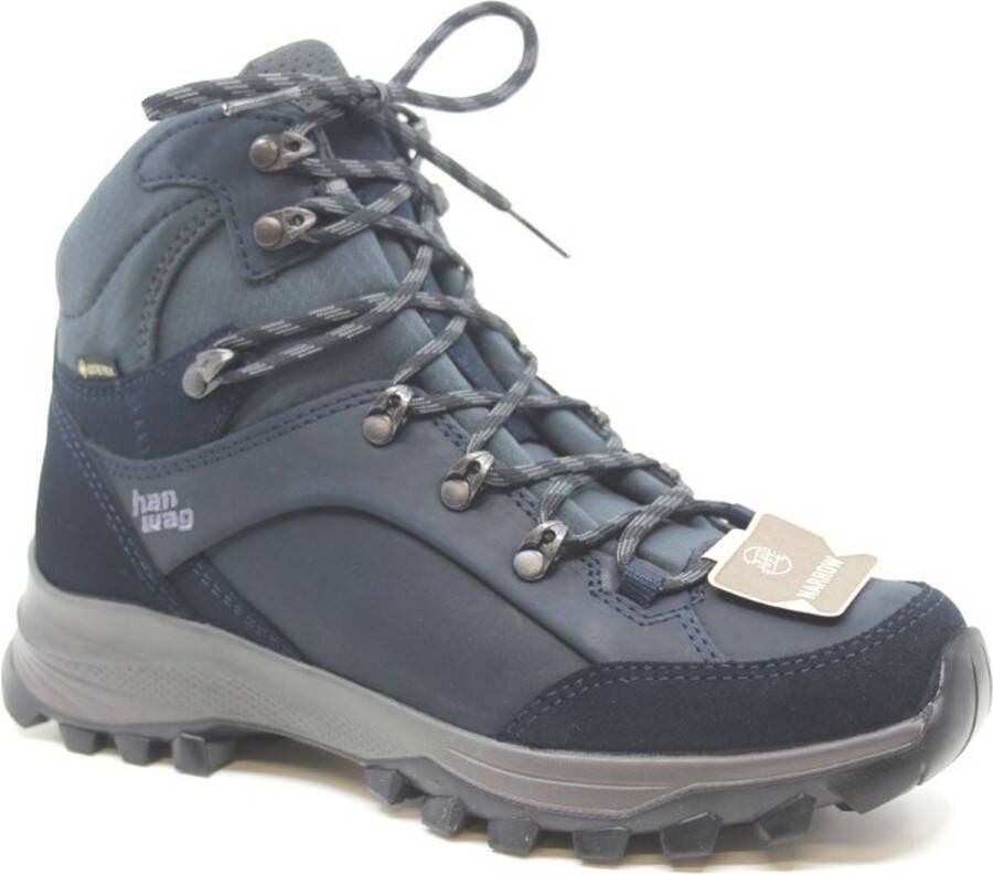 Hanwag Banks Narrow GTX Lady 007064 navy_asphalt Schoenen Wandelschoenen Halfhoge schoenen