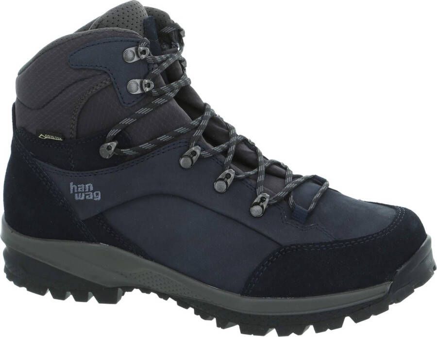 Hanwag Banks Narrow GTX Navy_asphalt Schoenen Wandelschoenen Halfhoge schoenen