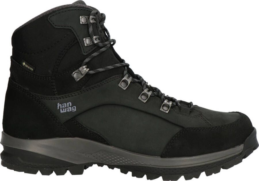 Hanwag Banks SF Extra GTX Men Black_asphalt Schoenen Wandelschoenen Halfhoge schoenen