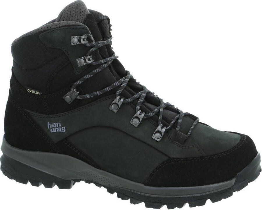 Hanwag Banks SF Extra GTX Men Black_asphalt Schoenen Wandelschoenen Halfhoge schoenen