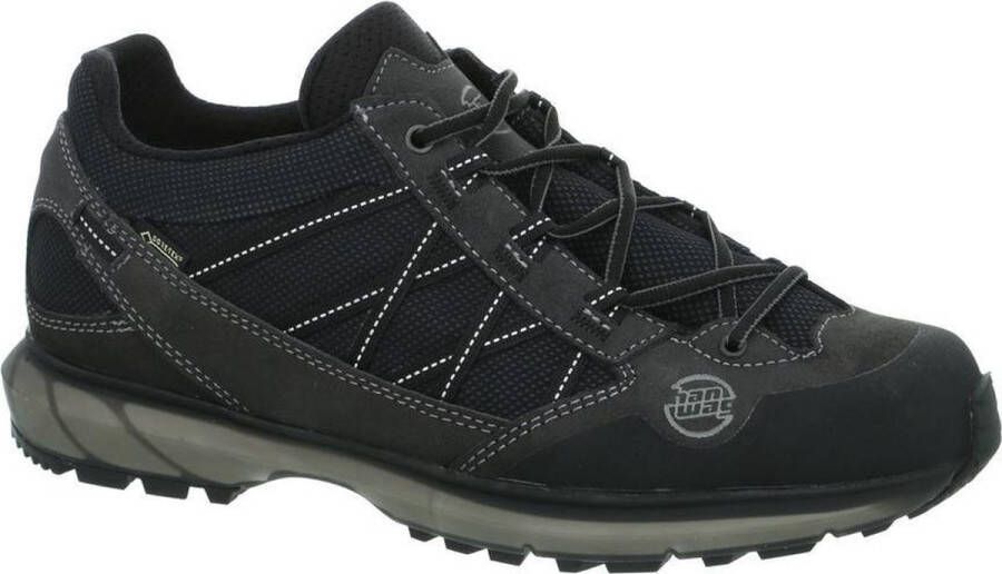 Hanwag Belorado II Tubetec GTX schoenen Asphalt black Schoenen Wandelschoenen Lage schoenen