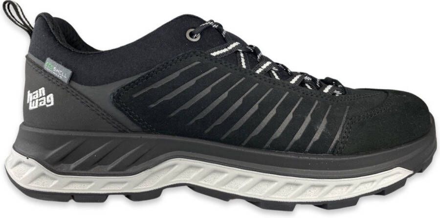 Hanwag Blueridge Low ES Heren Wandelschoenen Black Light Grey